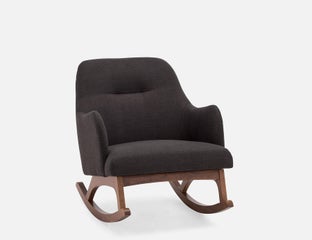 ROCKO - fauteuil berçant - Gris foncé