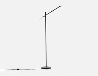 LUMO - lampe sur pied del 147 cm haut. - Noir