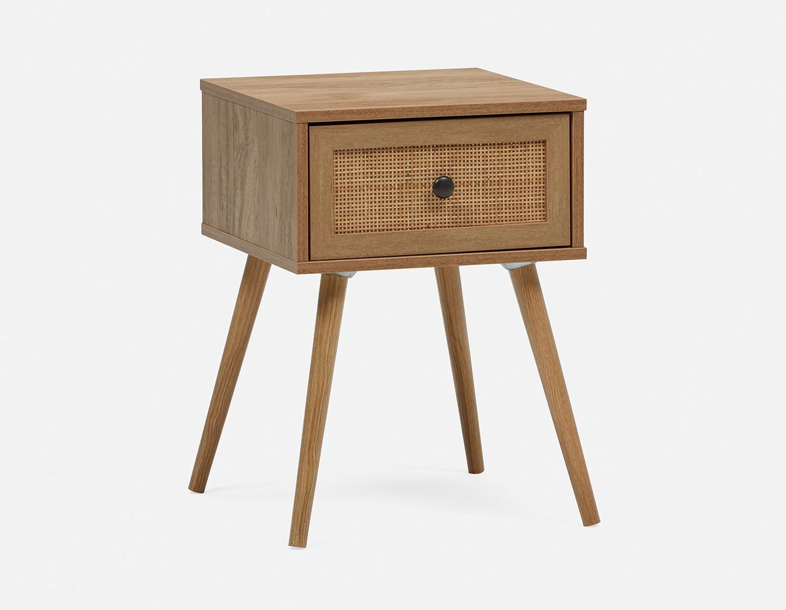 JETT - table d'appoint avec rangement - Brun