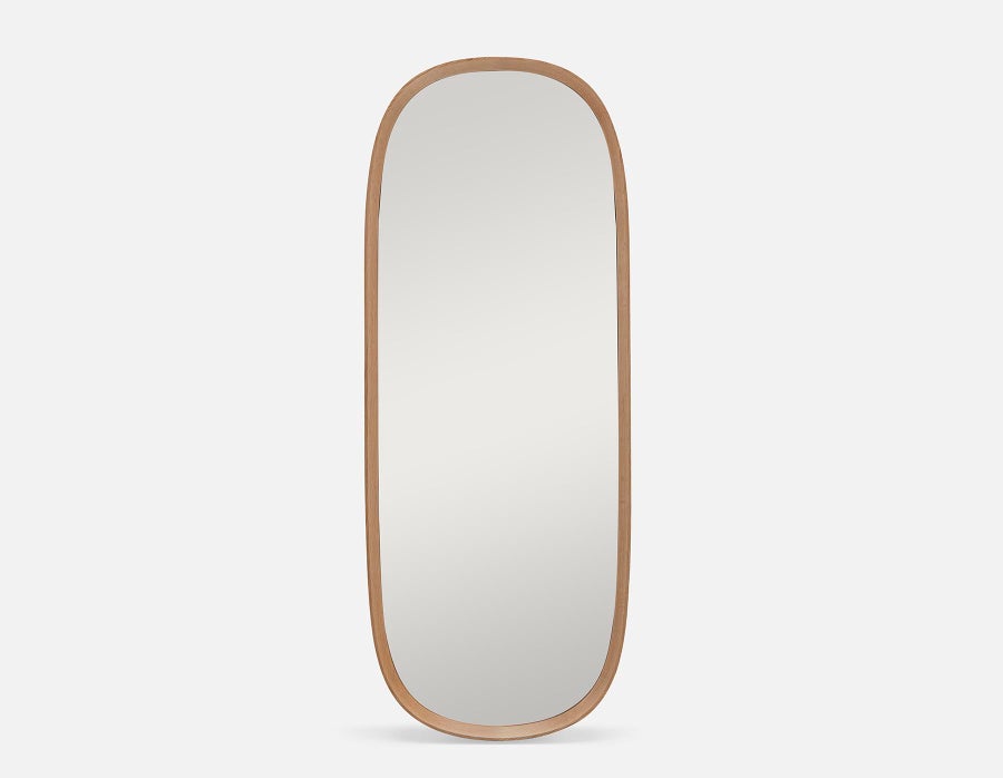 DONTE miroir avec cadre en bois de chêne 45 cm x 115 cm undefined