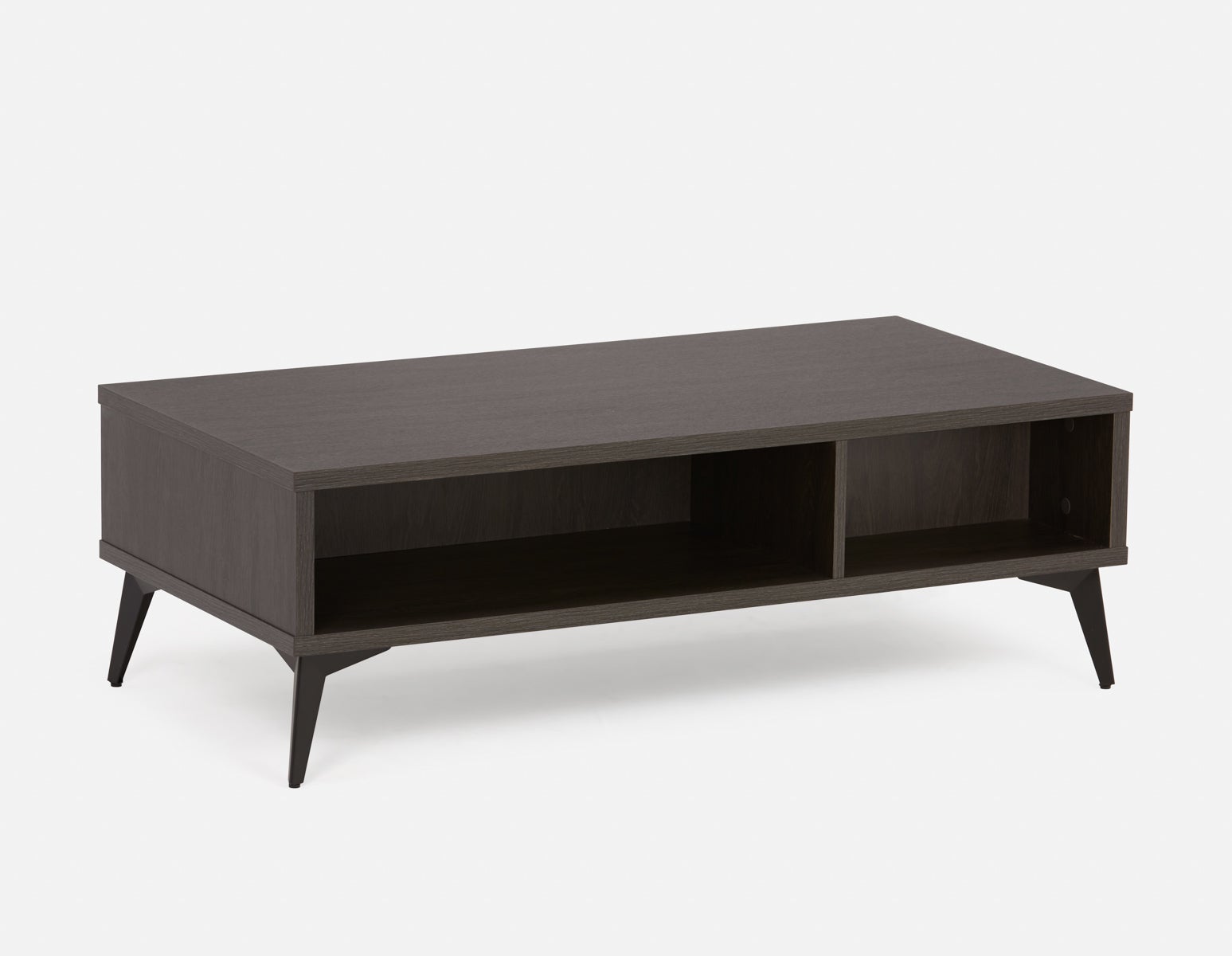 KIERA - table basse moderne du milieu du siècle - Noir