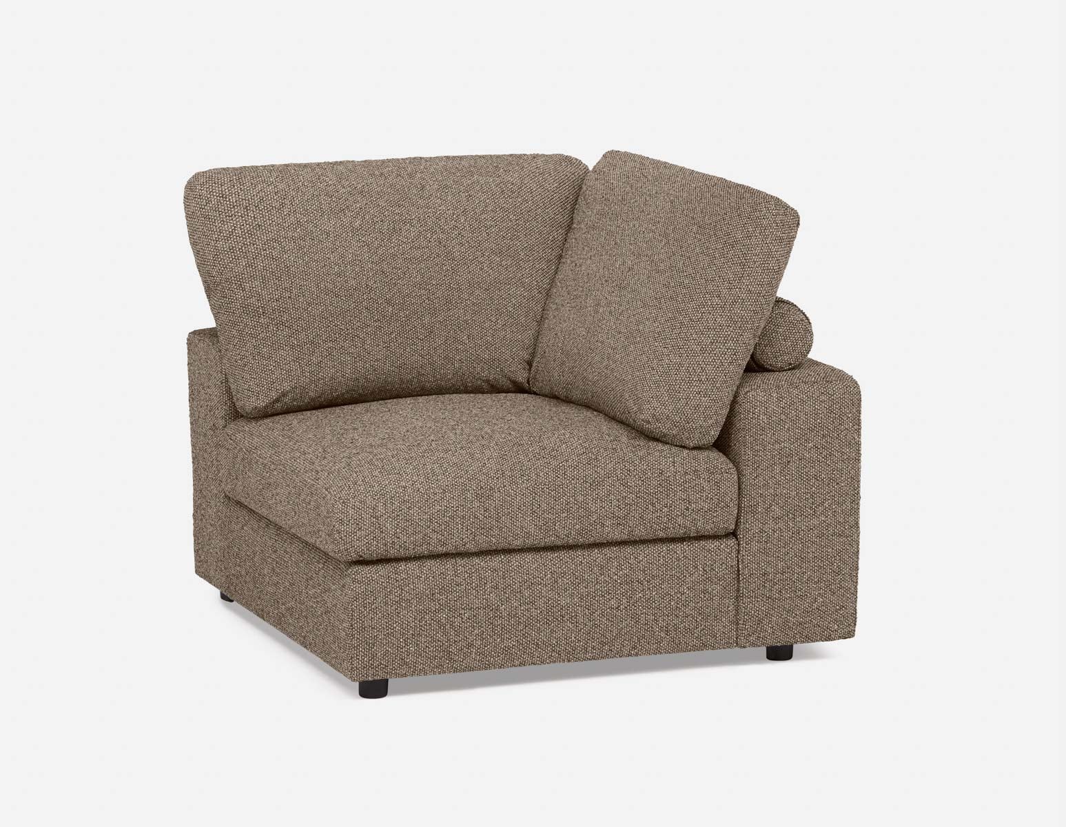 OLISA - chauffeuse d'angle contemporaine - Graphite