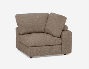 OLISA - chauffeuse d'angle contemporaine - Graphite