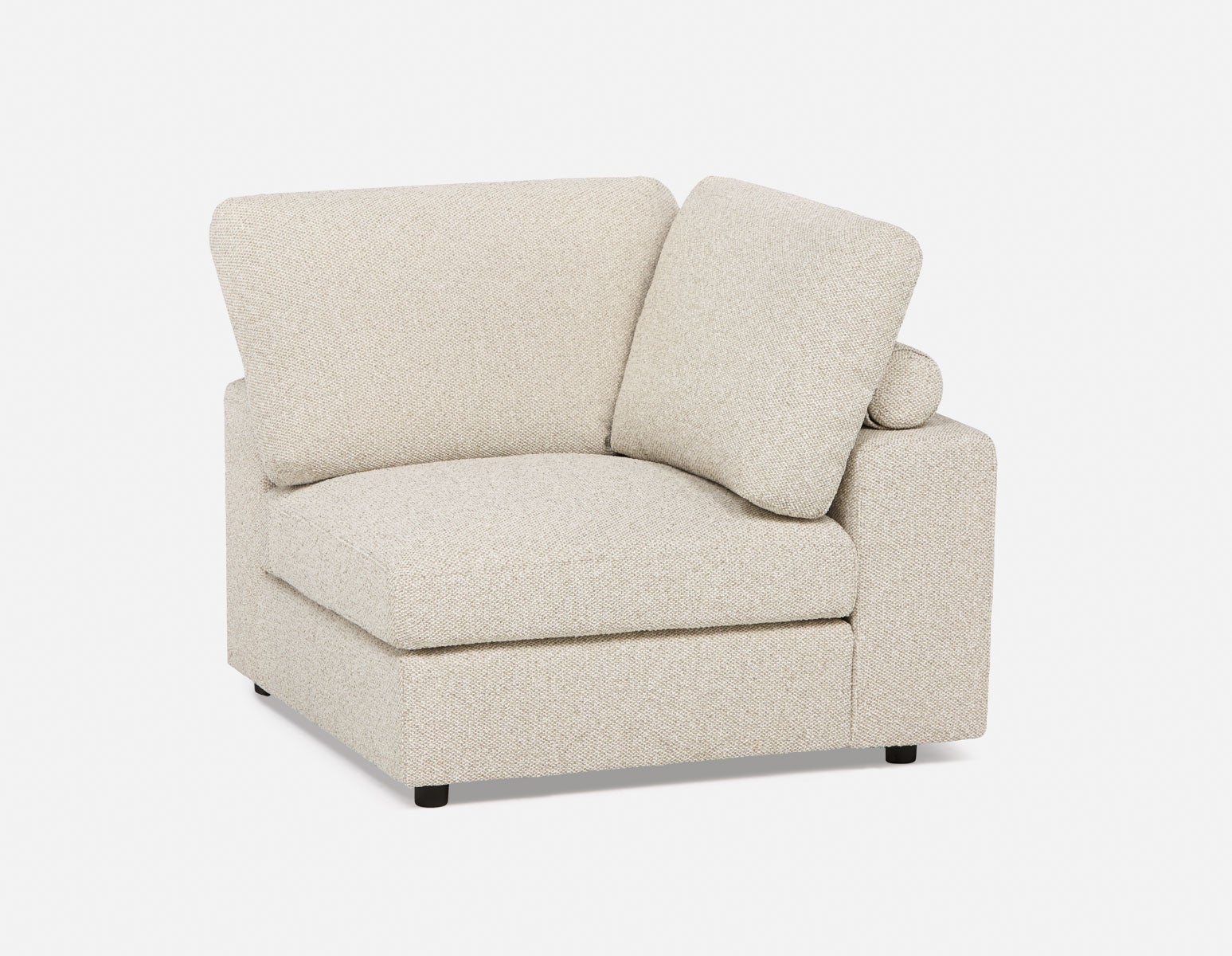 OLISA - chauffeuse d'angle contemporaine - Beige