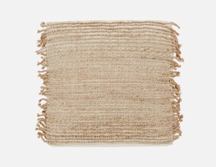 ISABELA - coussin de sol 50x50x10cm - Naturel