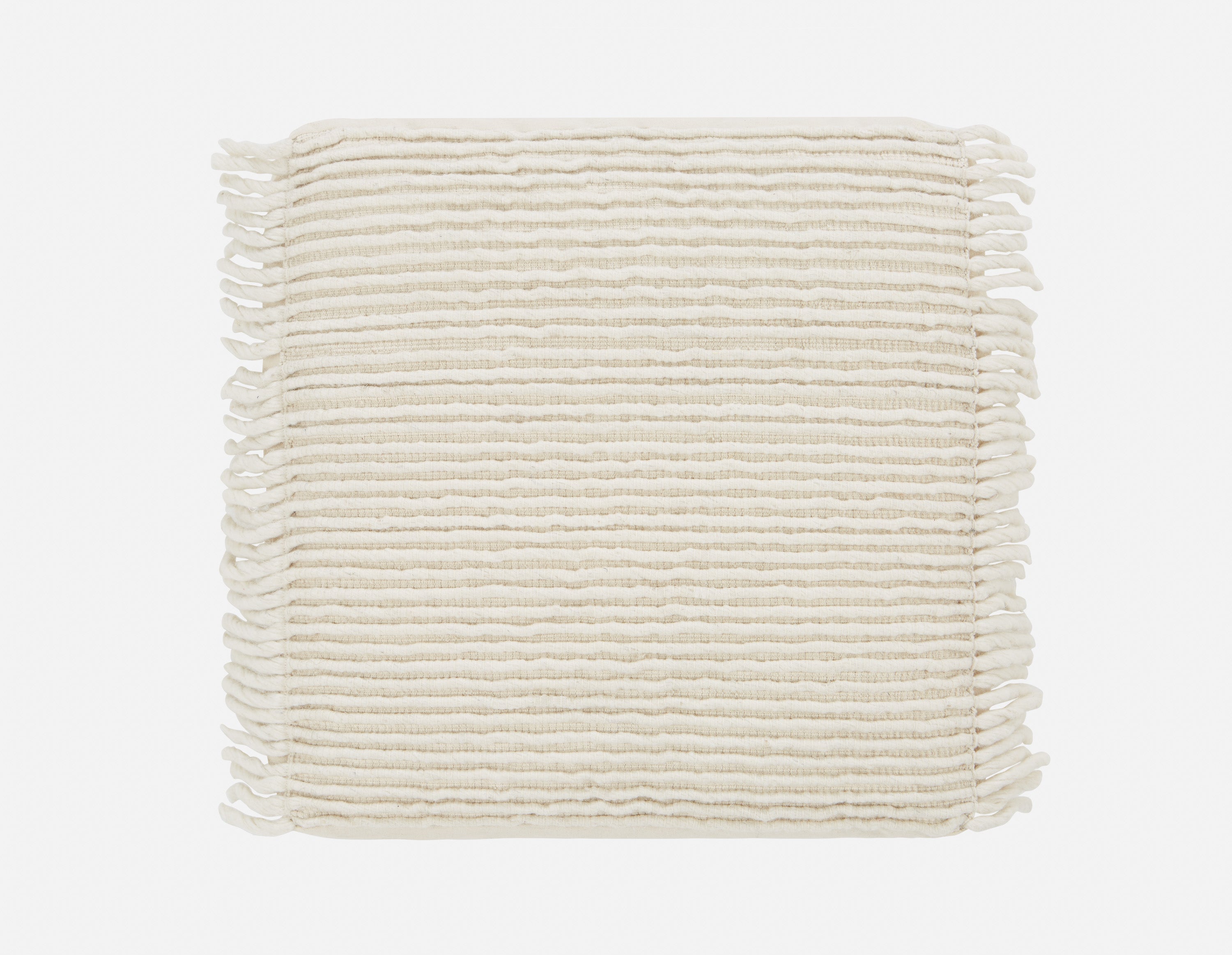 ISABELA - coussin de sol 50x50x10cm - Beige