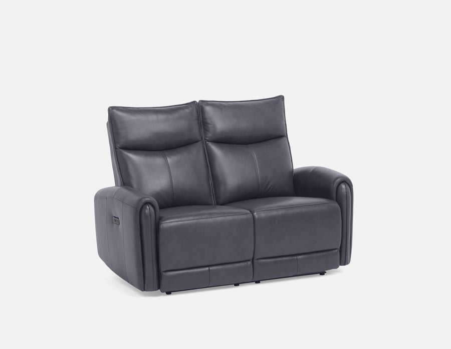 CALVERO causeuse inclinable électrique 100% cuir avec port usb contemporaine undefined
