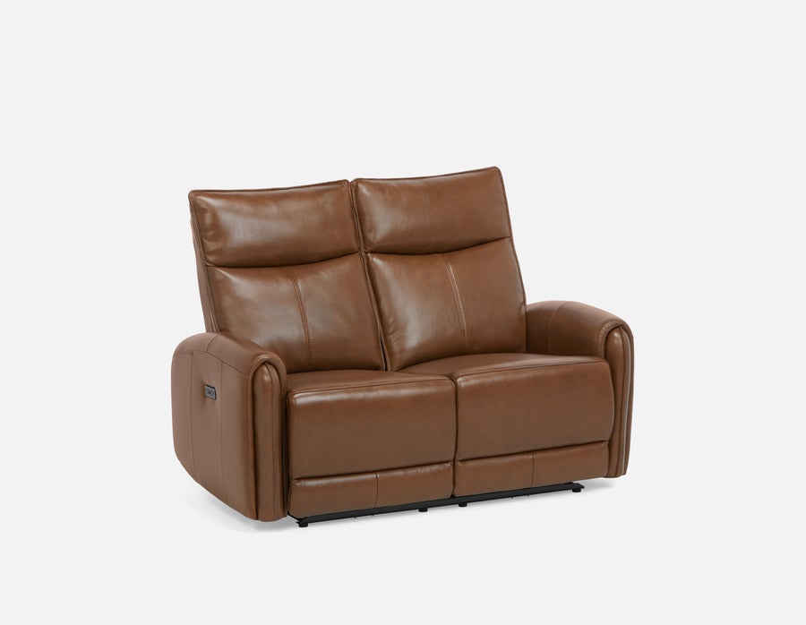 CALVERO causeuse inclinable électrique 100% cuir avec port usb contemporaine undefined