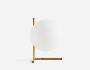 BALLA - lampe de table 26cm haut. - Laiton