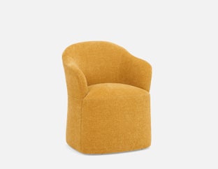 MAGNUS - chaise de salle à manger à roulettes - Dijon