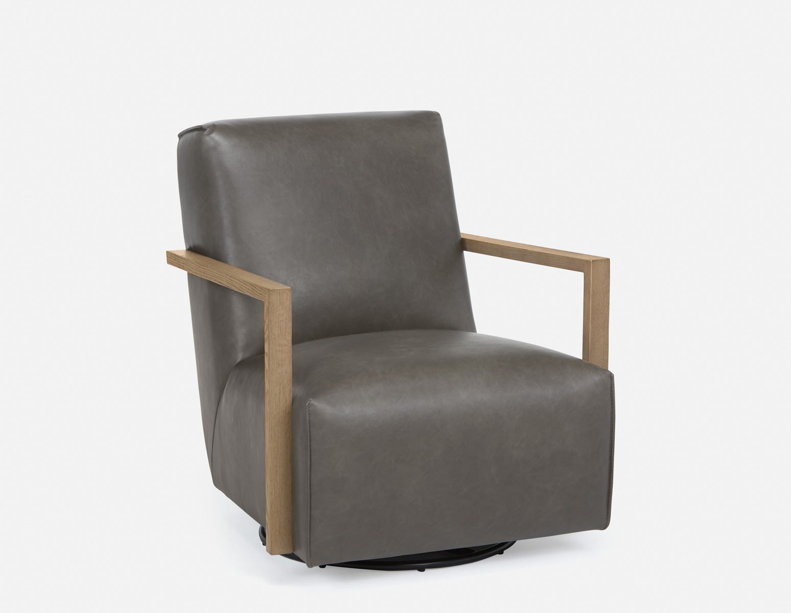 SELBY - chaise d'appoint pivotante - Gris