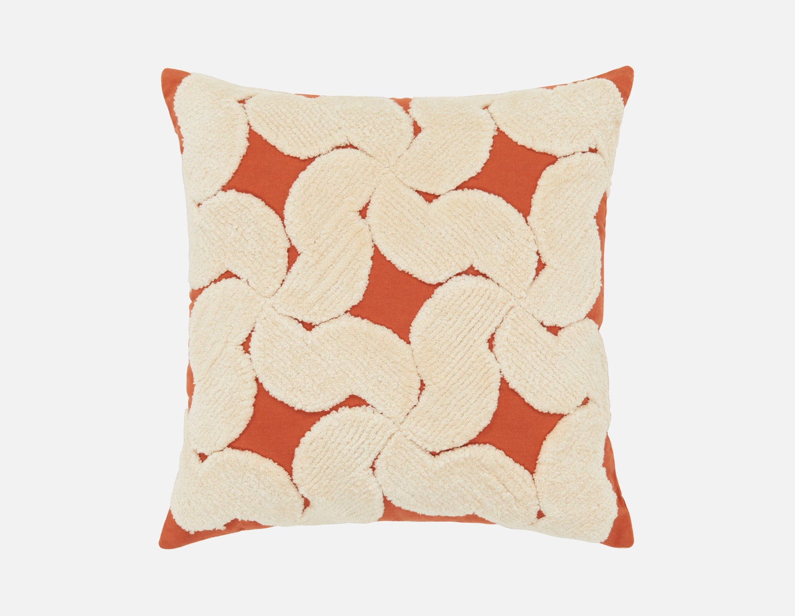 ALARA - coussin 45cm x 45cm - Terracotta