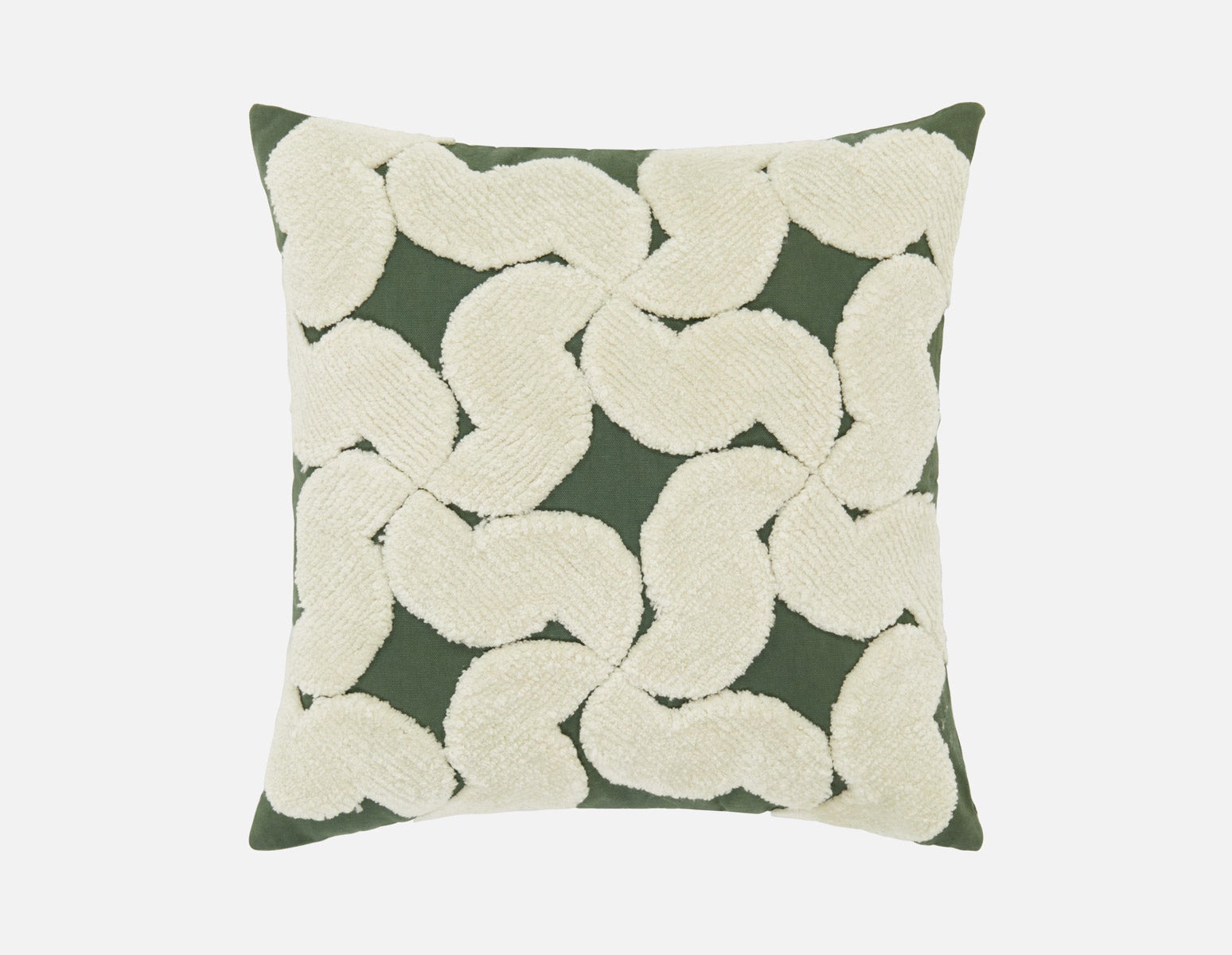 ALARA - coussin 45cm x 45cm - Vert