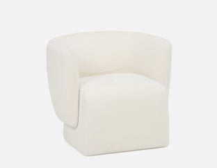 ROANNE - fauteuil - Crème