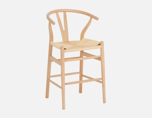DENMARK - élégant tabouret de comptoir 61 cm - Beige