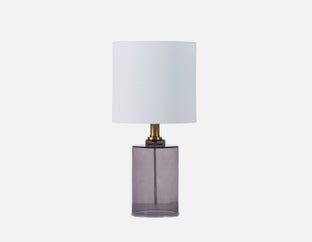 BENNO - lampe de table 45 cm haut - Fumée