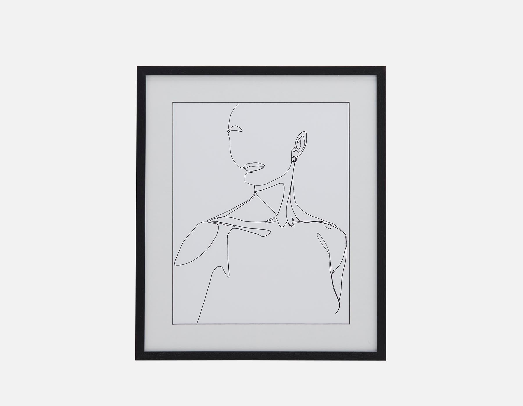 SKETCH VI - giclée encadrée 55 cm x 65 cm - Multi