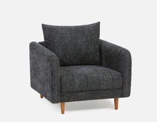 WILLOW - fauteuil - Charbon