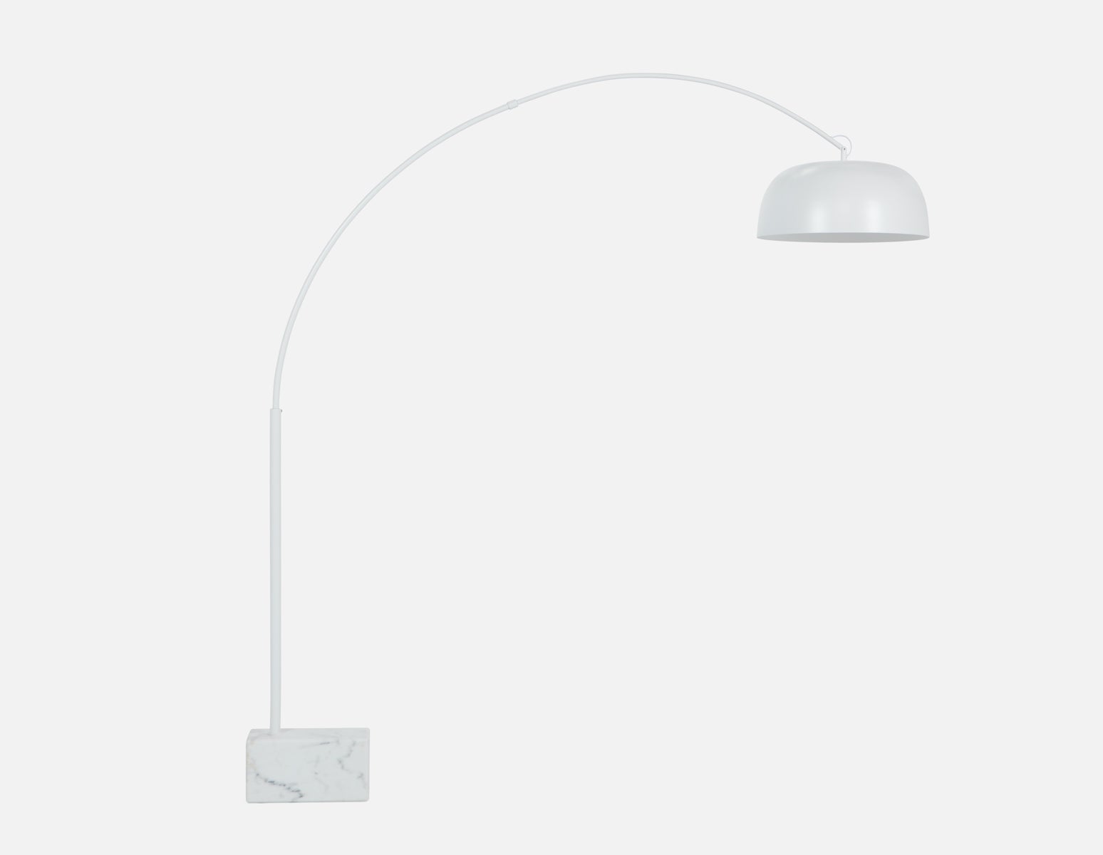 CASSIDY - lampe sur pied 225 cm haut. - Blanc