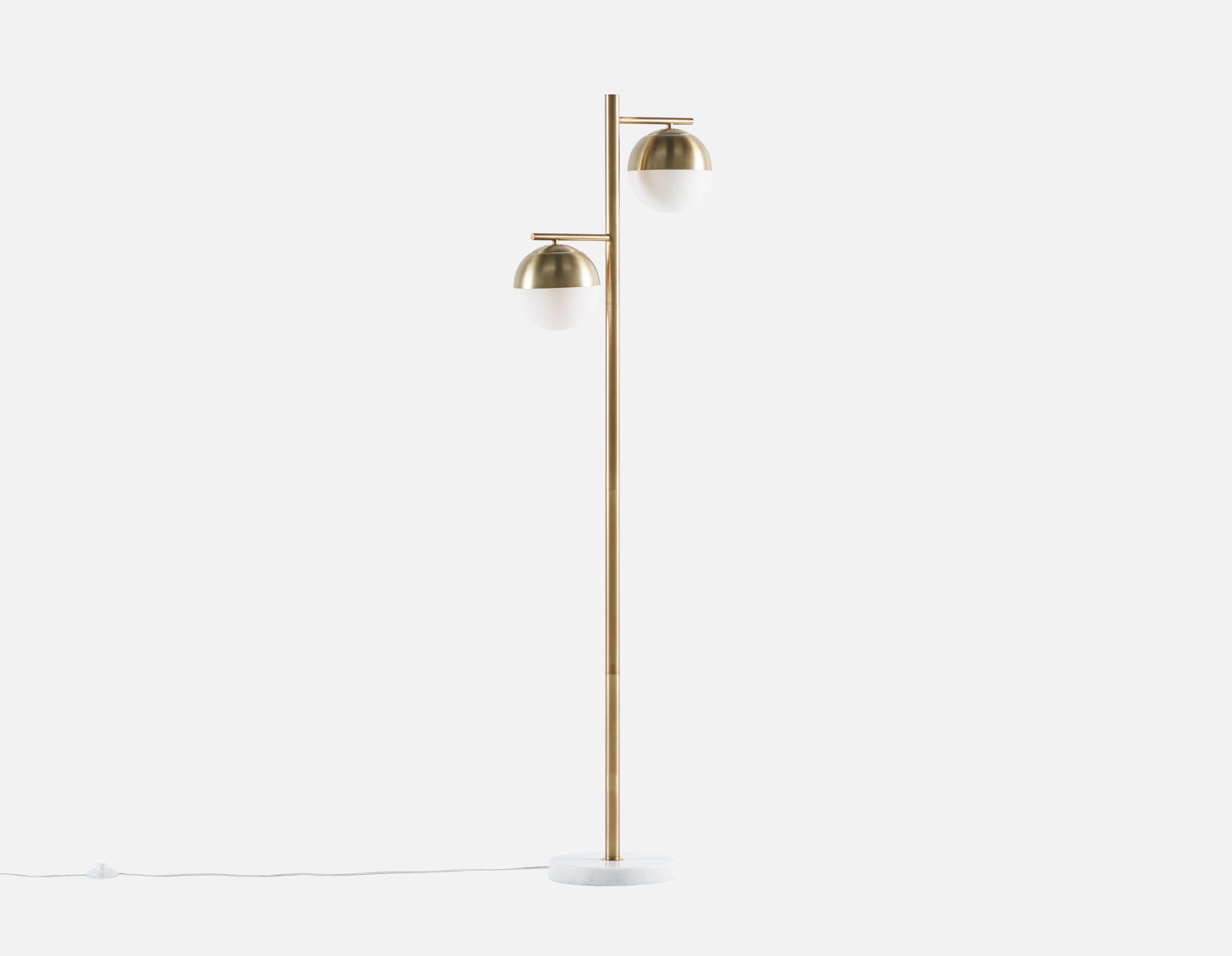 LEMPA - lampe sur pied 165 cm haut. - Or