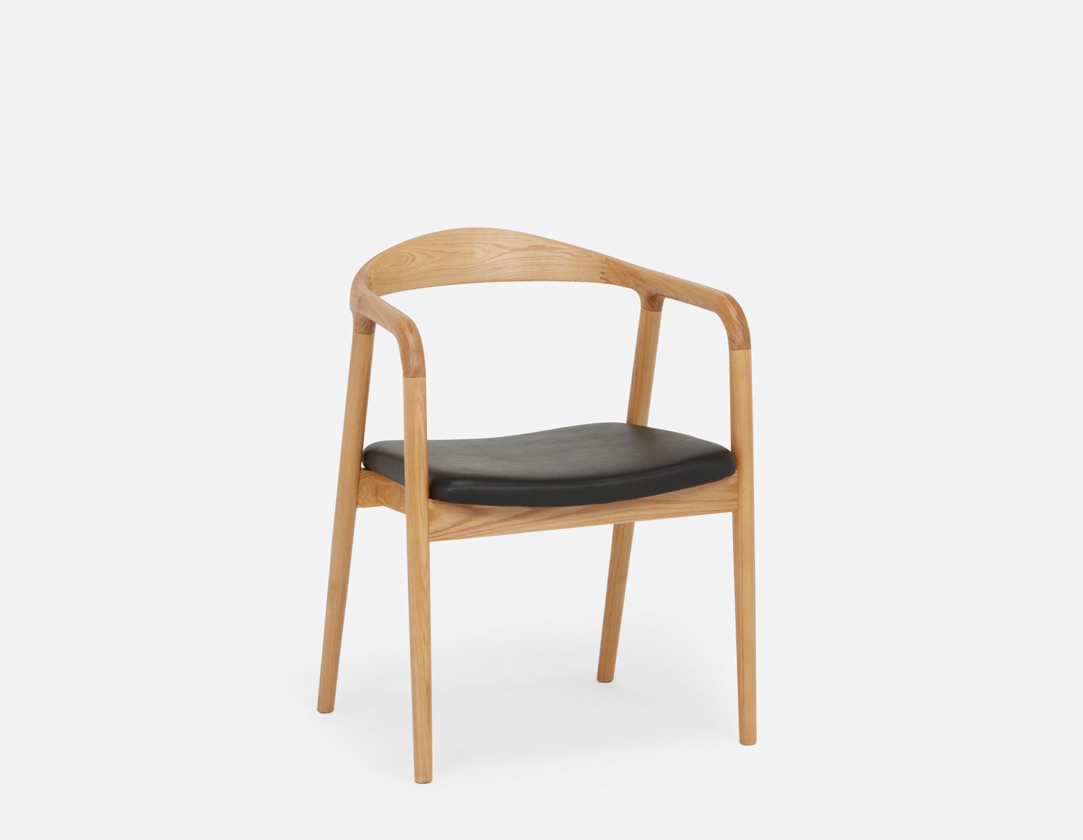 FREYA - chaise de salle à manger moderne du milieu du siècle - Naturel