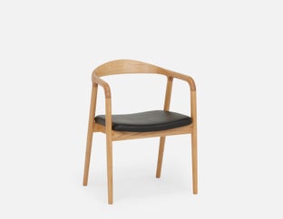 FREYA - chaise de salle à manger moderne du milieu du siècle - Naturel
