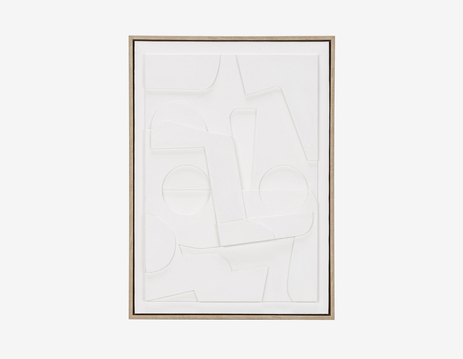 JAMSA - tableau 53 x 73cm - Blanc