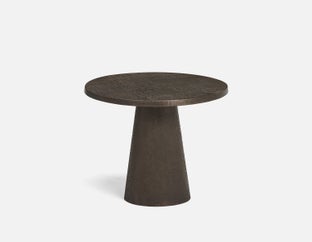 KERALA - table d'appoint en aluminium fabriquée à la main 63 cm - bronze