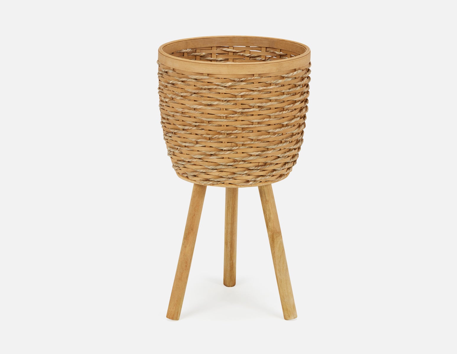 DAN - cache-pot en bambou 32 cm - Naturel