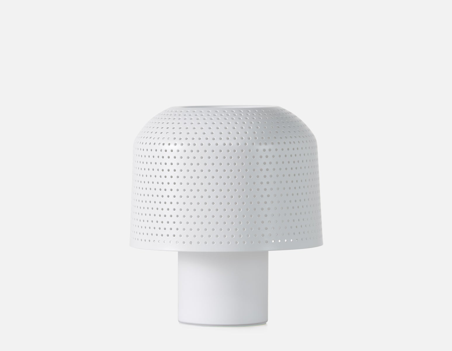 GERA - lampe de table 20 cm haut - Blanc