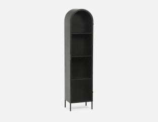 ZELDA - armoire industrielle vintage en fer - Gunmetal