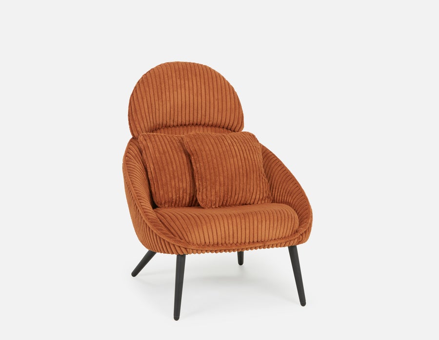 HERMAN chaise d'appoint en velours côtelé undefined