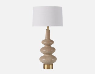 ANDO - lampe de table 79 cm haut - Laiton