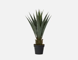 AGAVE - plante artificielle en pot 80 cm - Vert