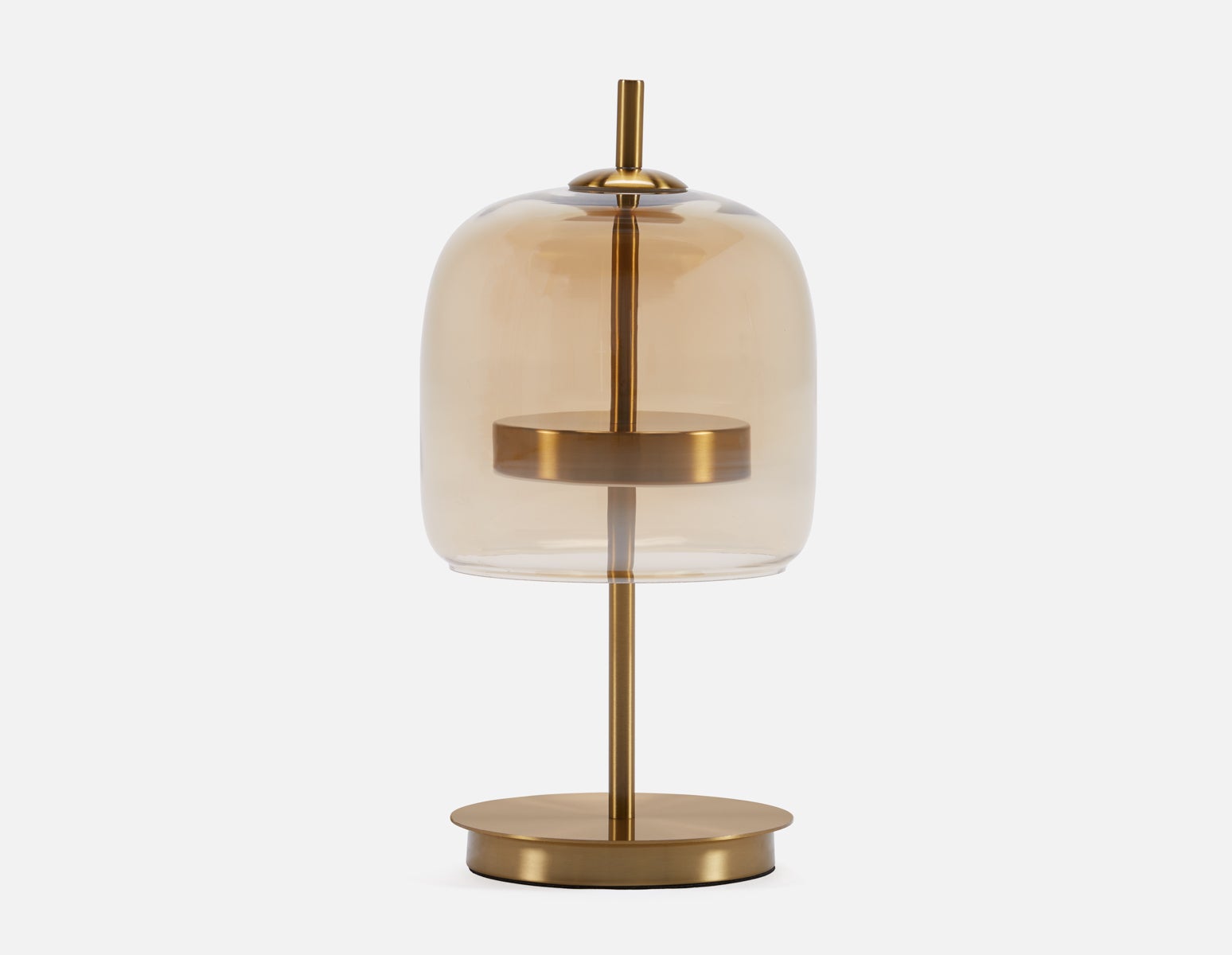 TRUDY - lampe de table 45 cm haut - Ambre