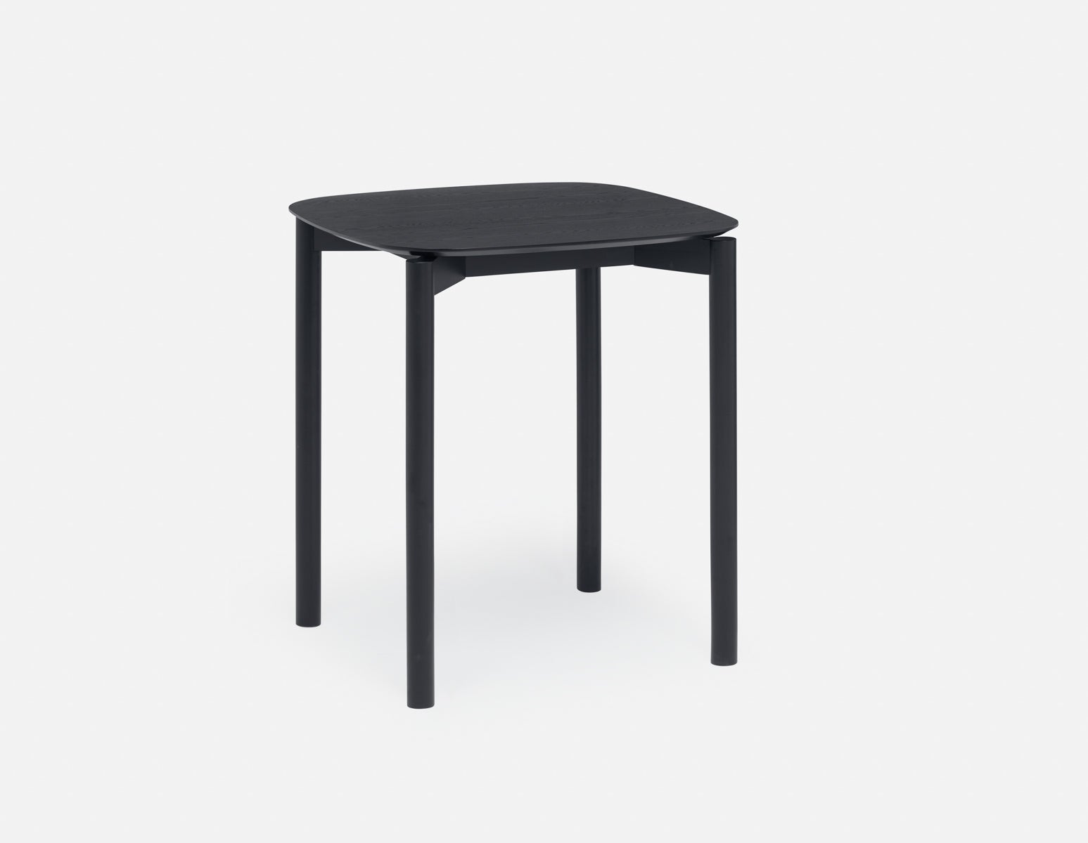 AMELIE - table comptoir moderne 90 cm haut. - Noir