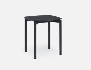 AMELIE - table comptoir moderne 90 cm haut. - Noir