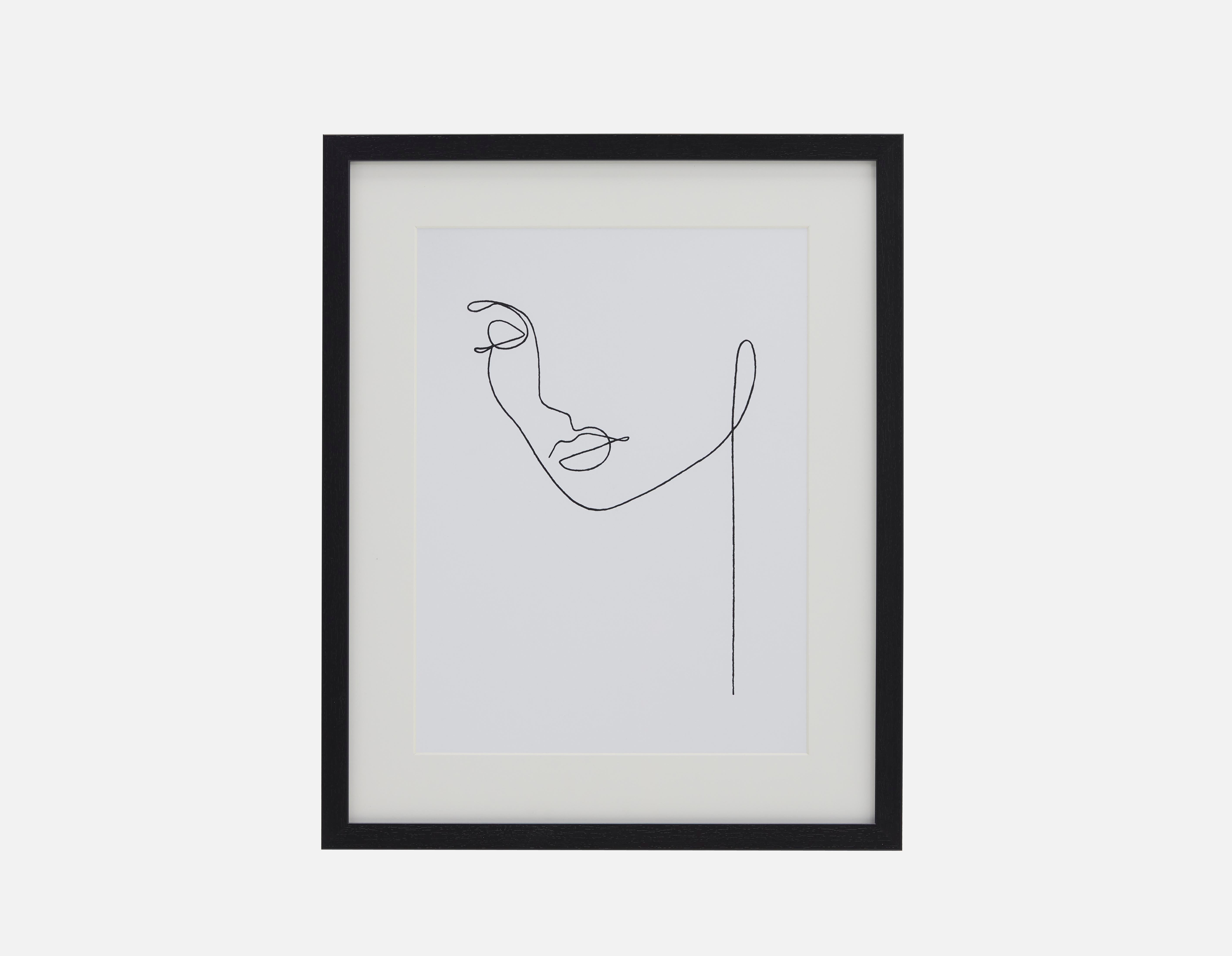 SKETCH IV - giclée encadrée 43 cm x 53 cm - Multi
