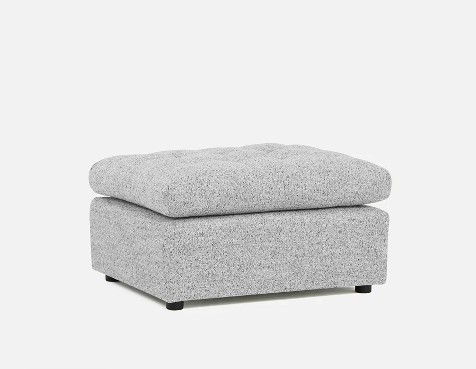 LEONIA - pouf contemporain - Gris