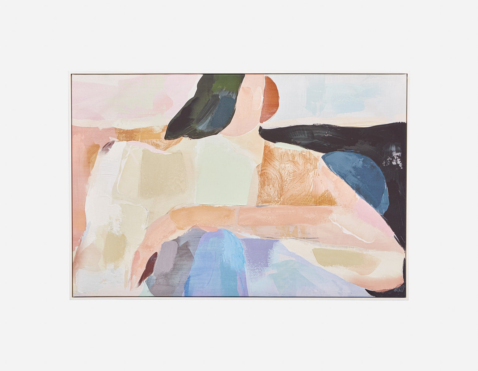 VANSANT - tableau encadré 83 x 123cm - Multi
