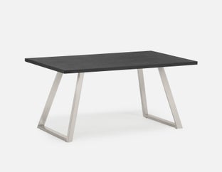 MADERA - table de salle à manger 160 cm - Frêne Noir