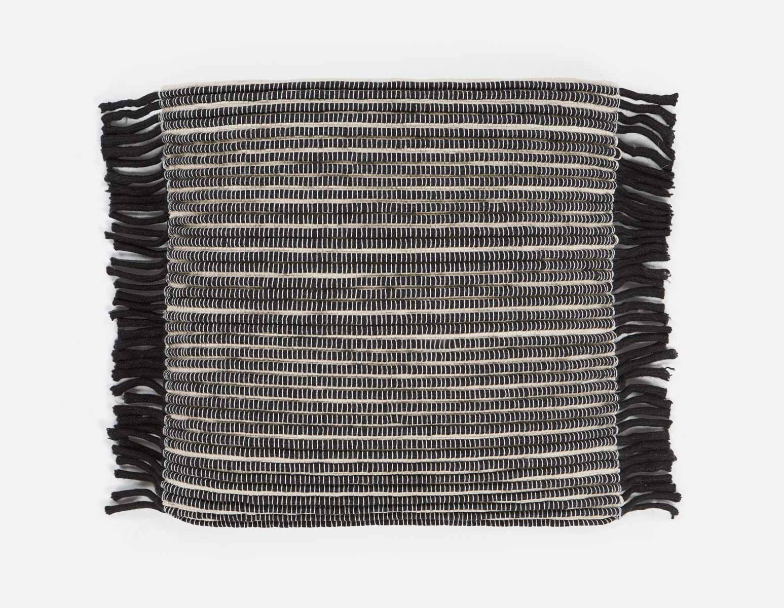ISABELA - coussin 50cm x 50cm - Noir