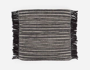 ISABELA - coussin 50cm x 50cm - Noir
