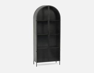 ZELDA - armoire industrielle vintage en fer 82 cm - Gunmetal
