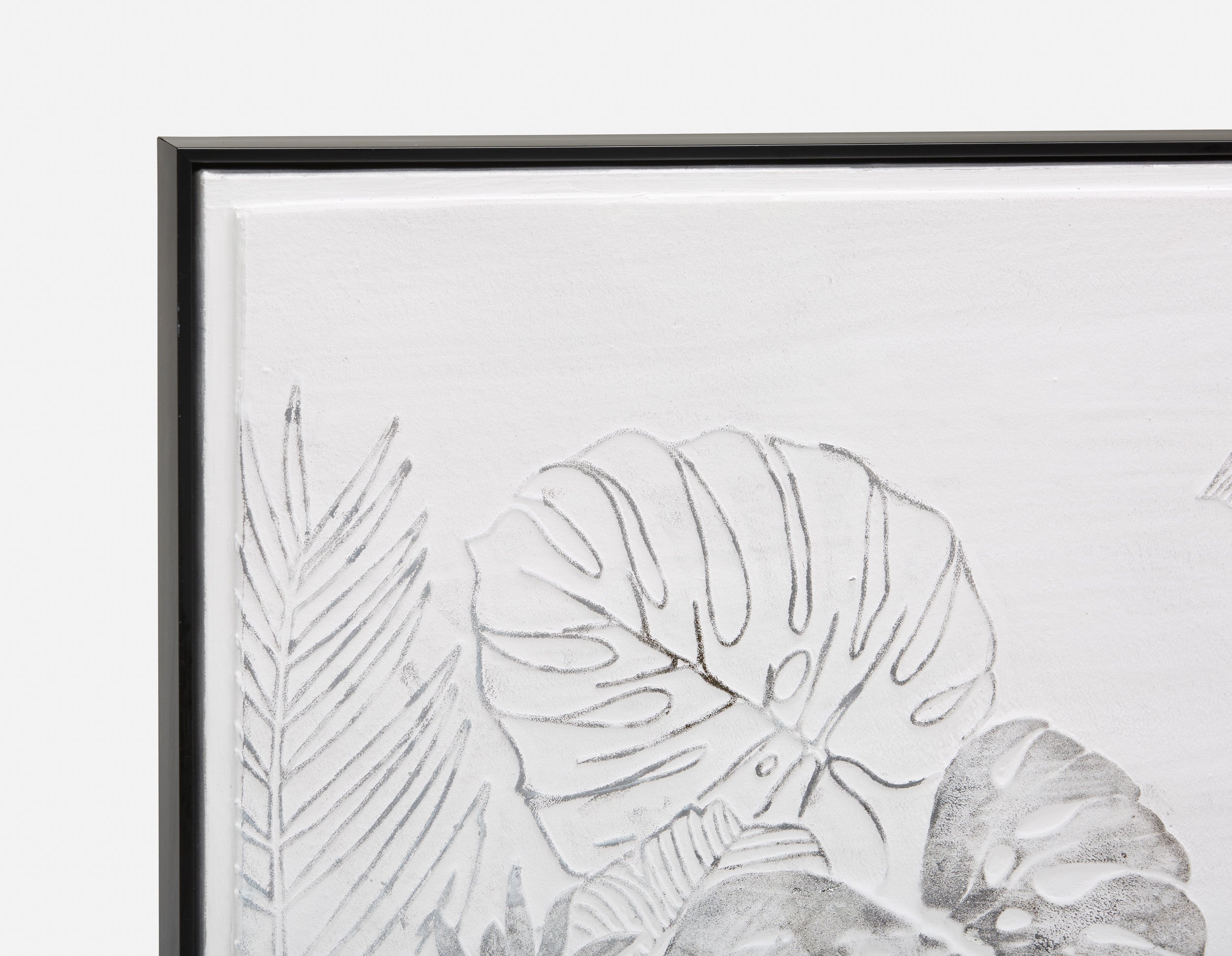 FEUILLES I giclée encadré avec embellissement 80x120cm undefined