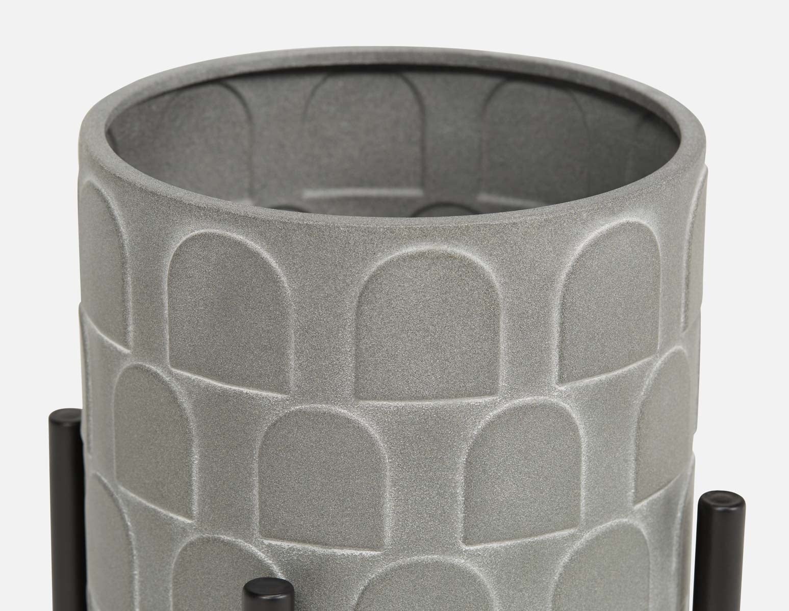 DREW cache-pot et support en métal 26 cm undefined