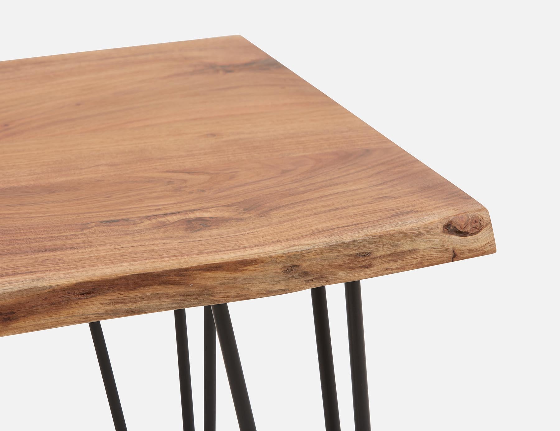 RENO table d'appoint en bois d'acacia massif 60 cm undefined