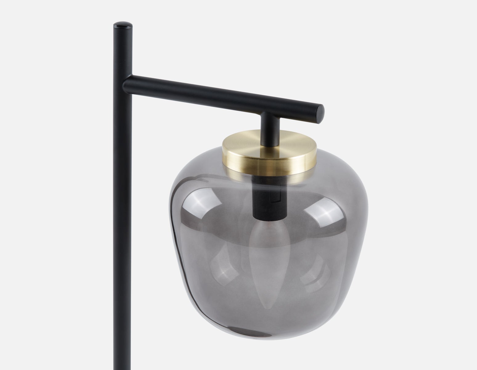 ILLUMI lampe de table 53cm moderne en verre sculpturale sur tige undefined