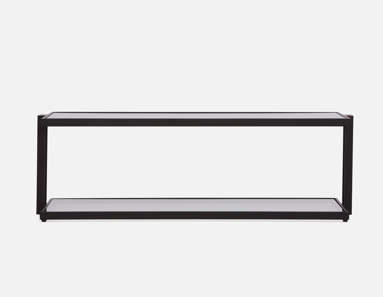 AGLAYA table basse en fer avec verre trempé undefined