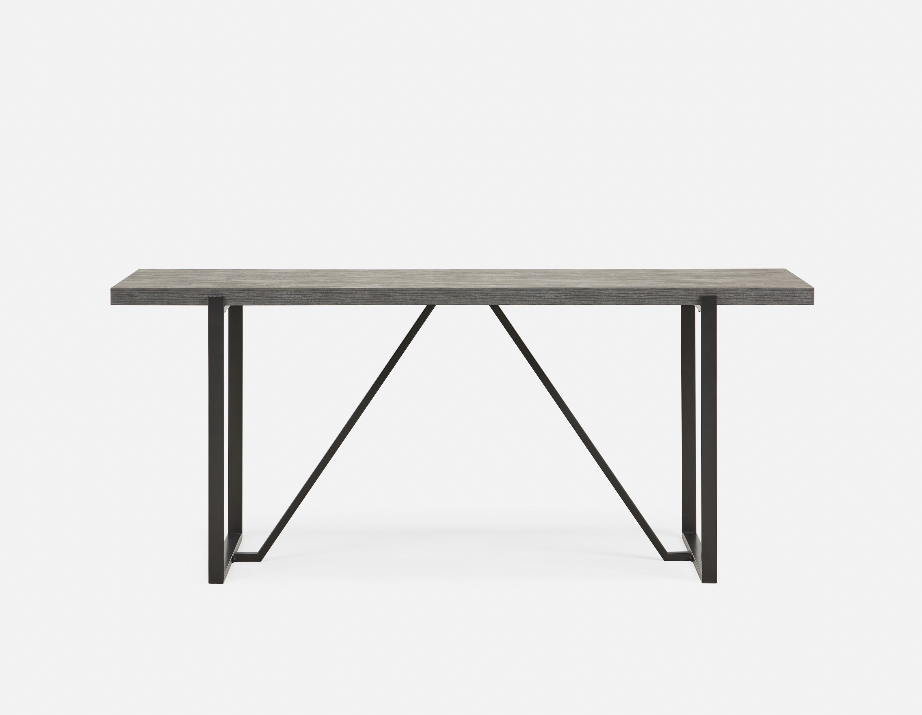 ARDA table à manger 180 cm plateau faux béton undefined